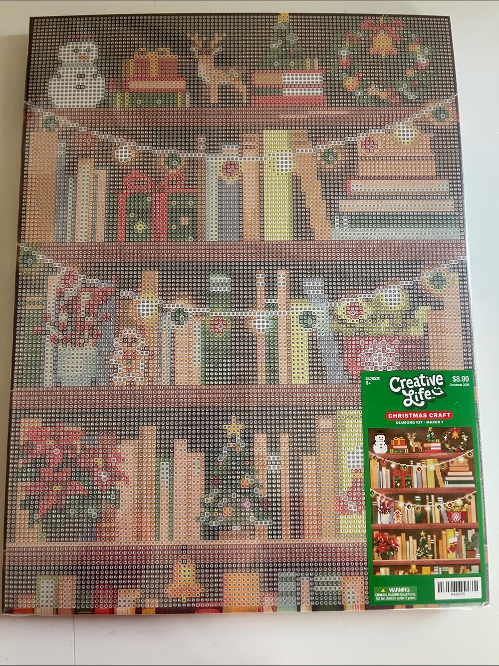 Hobby Lobby Christmas Bookshelf Diamond Art